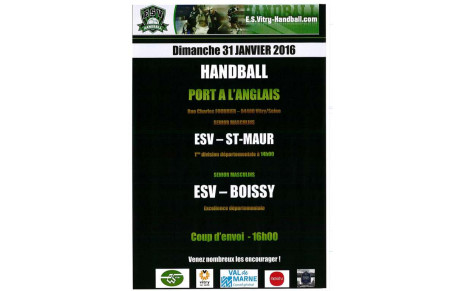 AFFICHE du Dimanche 31 JANVIER 2016