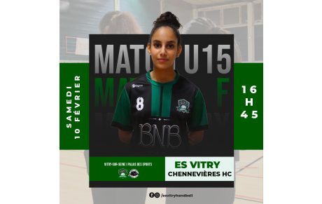 U15F v Chennevières HC